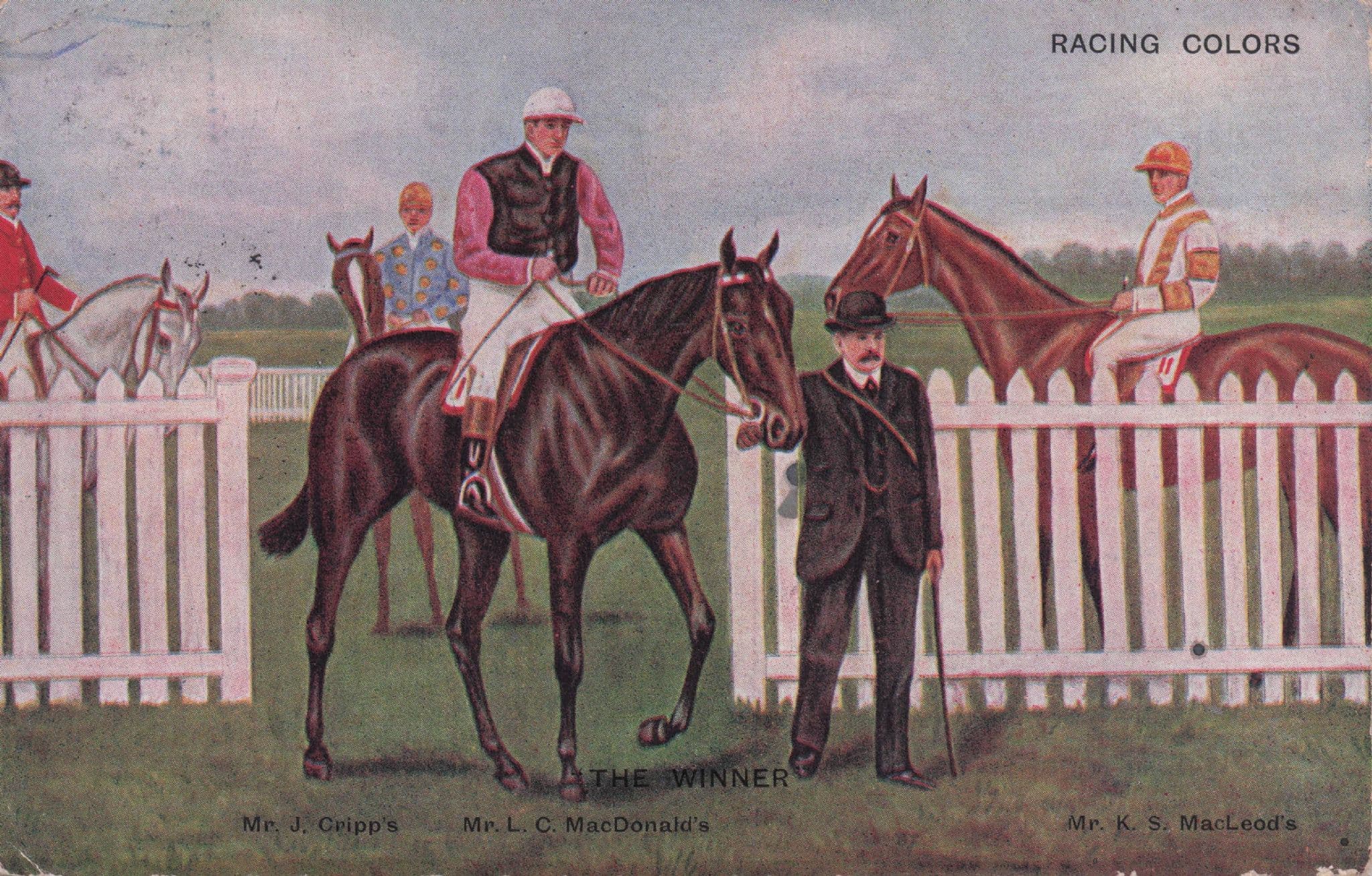 Queen Elizabeth II Australian 1970s Book Painting Postcard