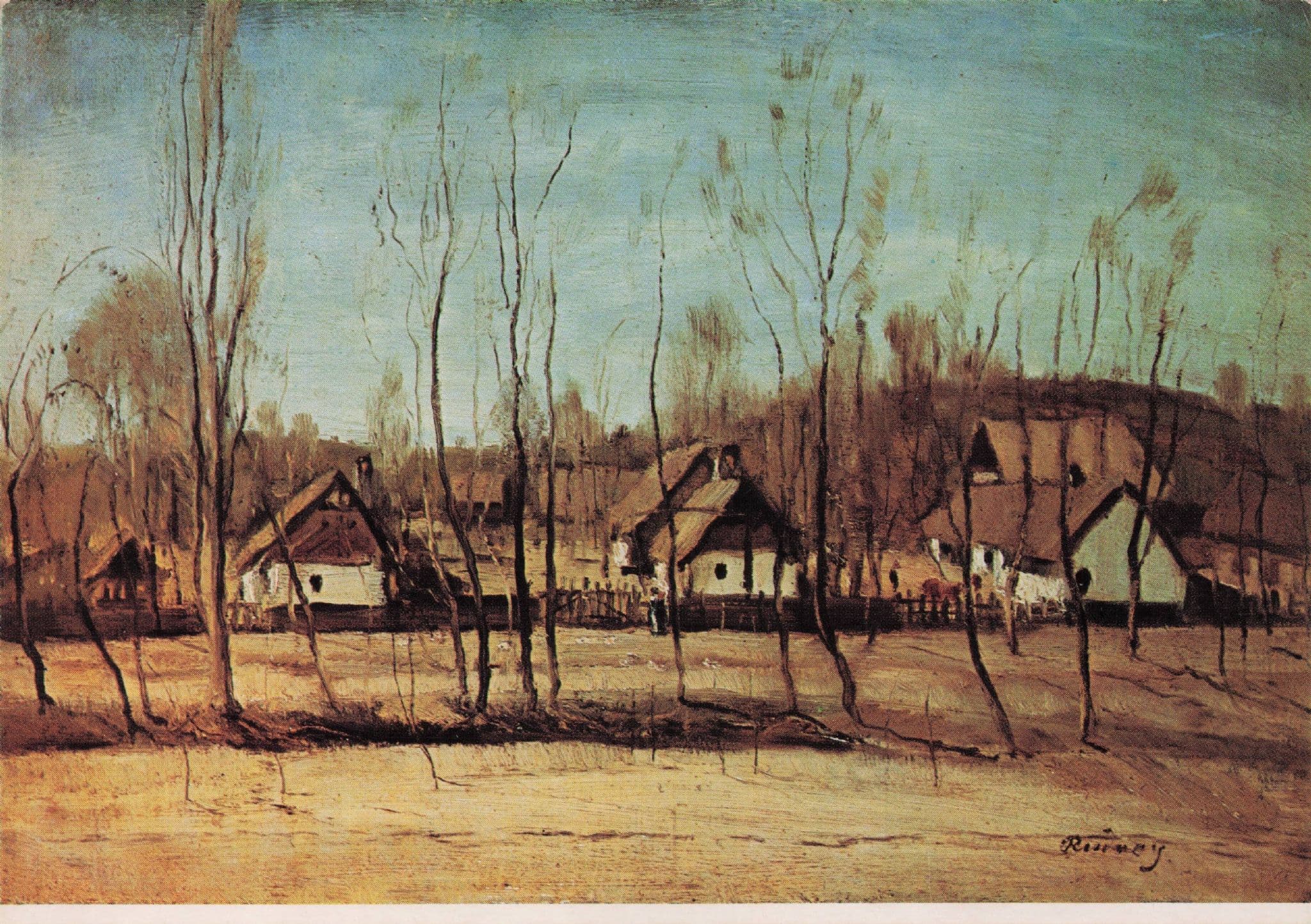 Rudnay Gyula Nagybabonyi Street Painting Postcard