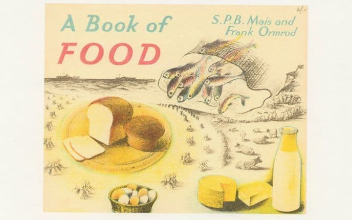 A Book Of Food Frank Ormrod SPB Mais Book Postcard