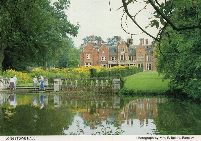 A Guided Tour at Longstowe Hall Cambridge Postcard