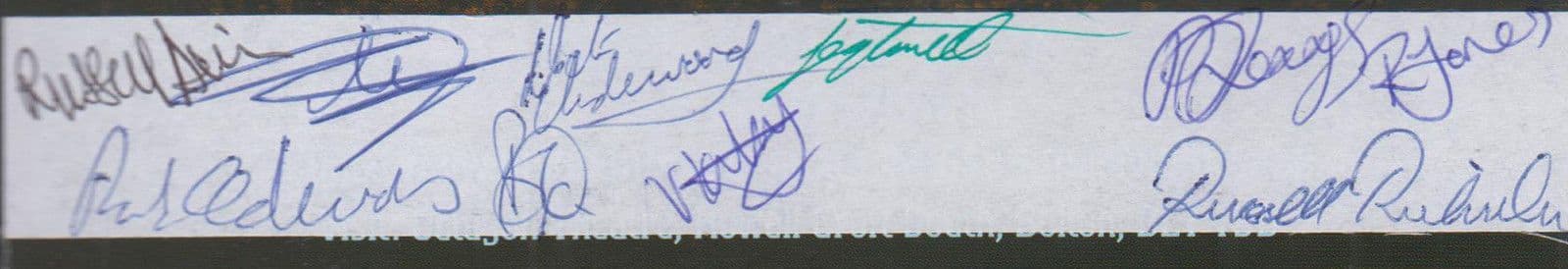 A Midsummer Nights Dream Shakespeare Bolton Theatre 10x Hand Signed Flyer