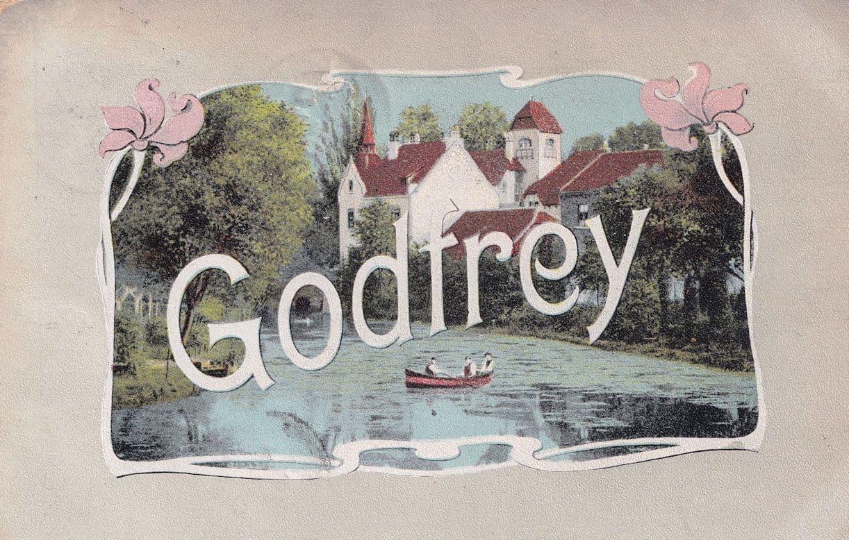 A Name Called Godfrey 1907 Old Postcard