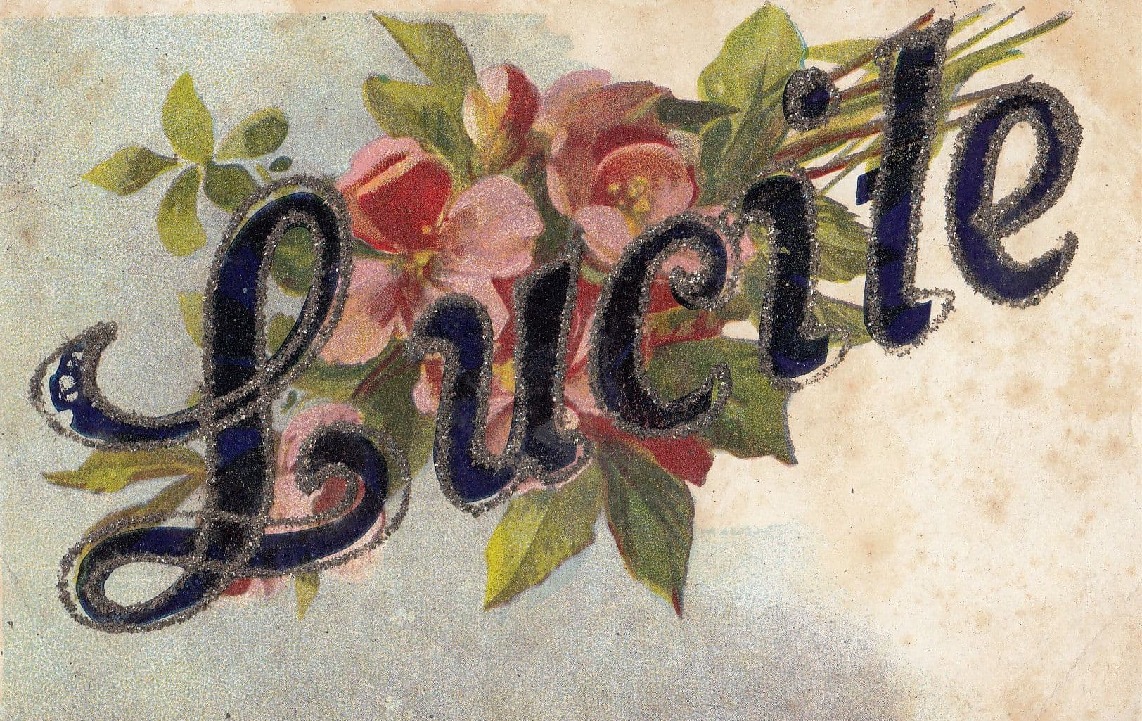 A Name Called Lily With Lucy Lucille Greetings Old Postcard