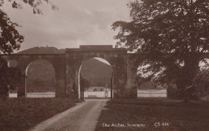A Peep From The Avenue Anveraray Scottish 2x Real Photo Postcard Set