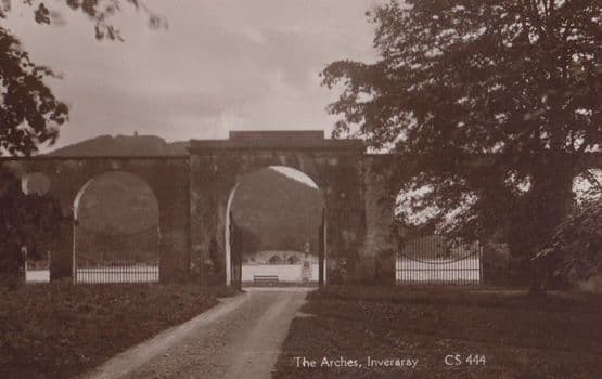 A Peep From The Avenue Anveraray Scottish 2x Real Photo Postcard Set