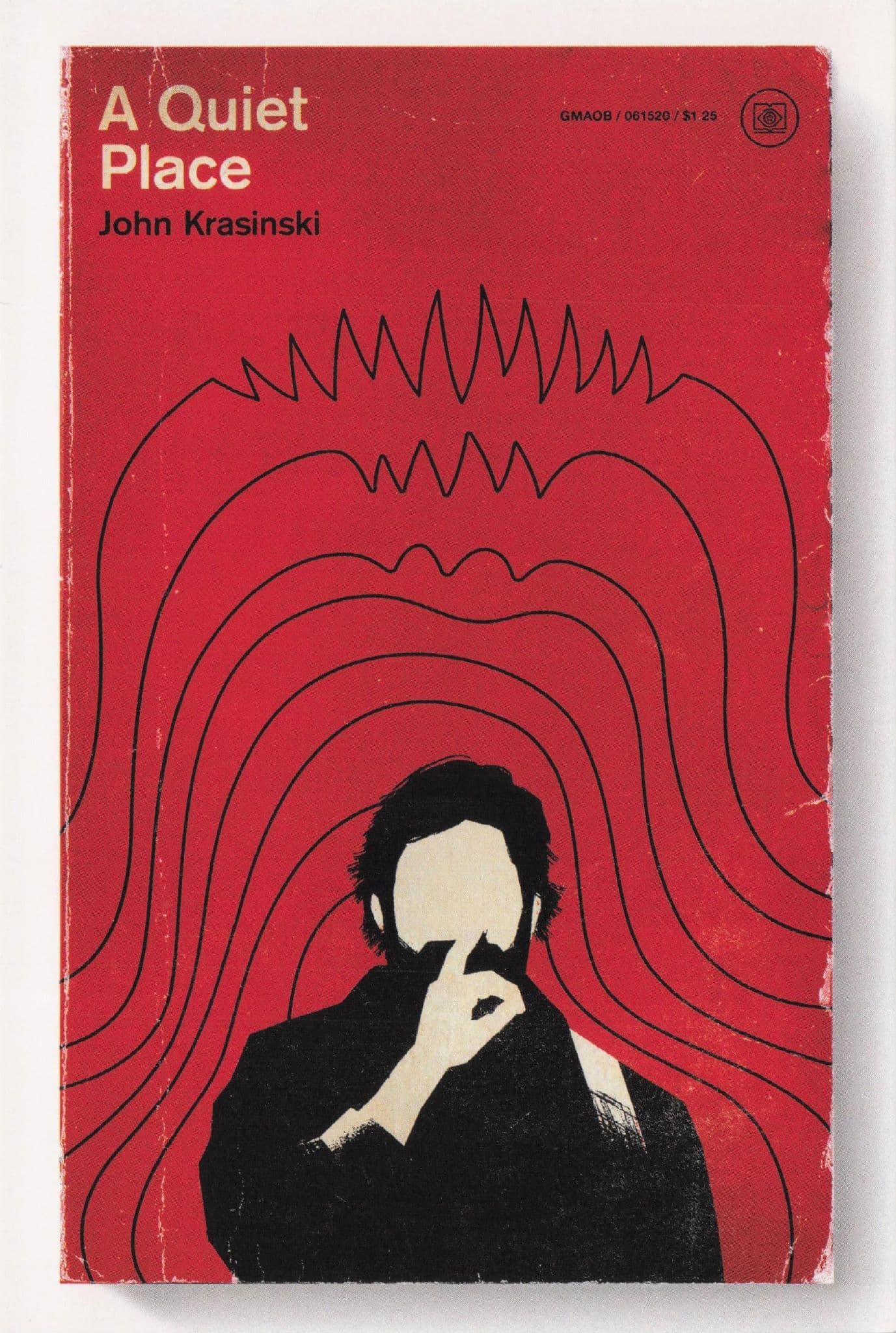 A Quiet Place John Krasinski Horror Film Movie As Rare Old Book Cover Postcard
