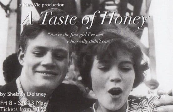A Taste Of Honey Play New Vic Theatre Gala Poster Postcard Style Card