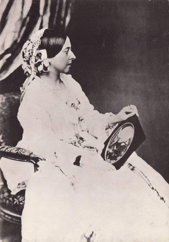A Young Queen Victoria At Buckingham Palace Photo Postcard