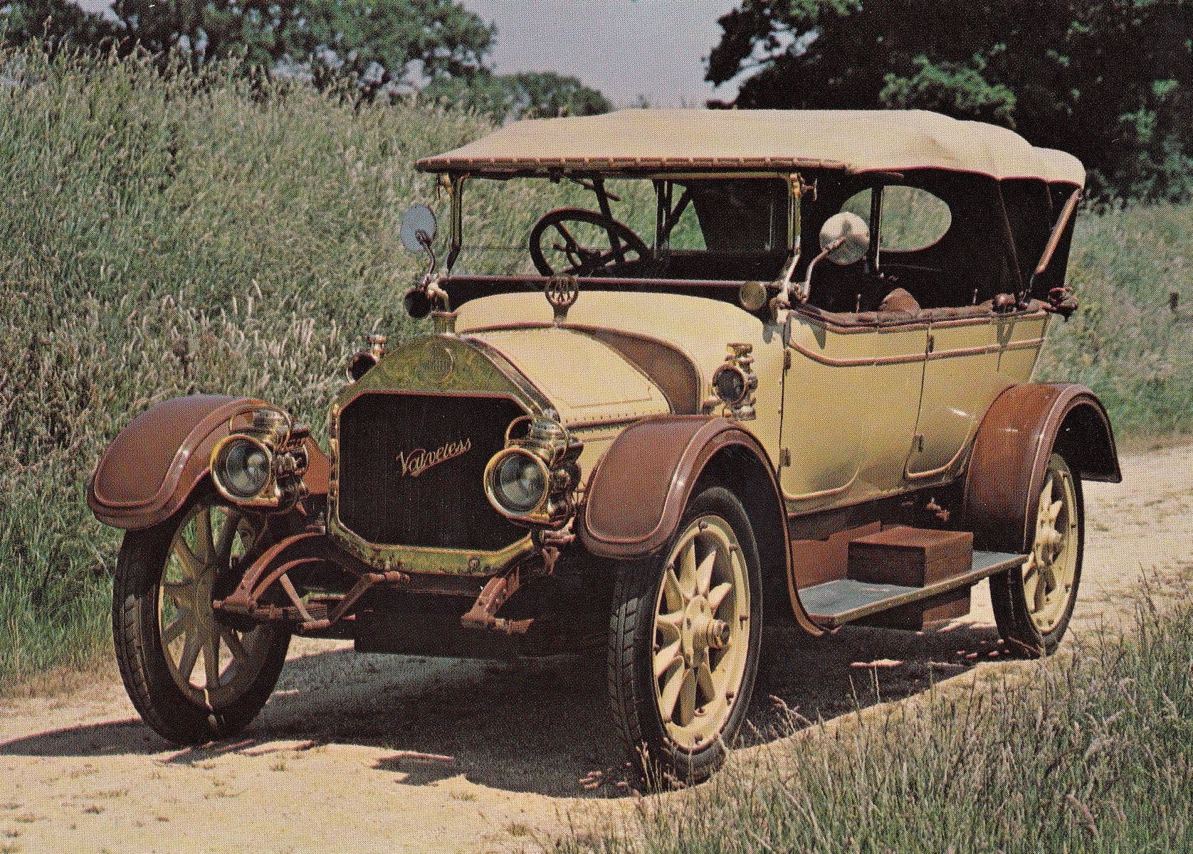 1914 Valveless South African Classic Car Postcard