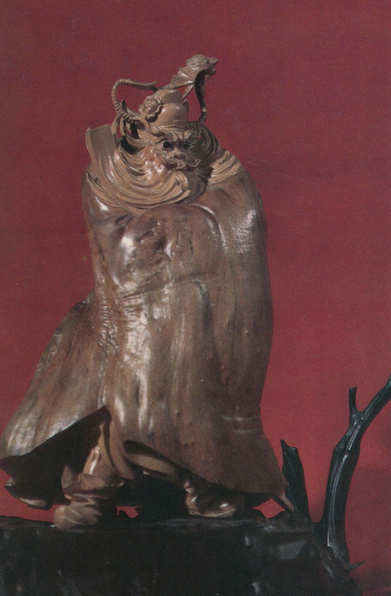 Chung Kuei Zhong Kui A Pop Myth Chinese Statue Sculpture Postcard