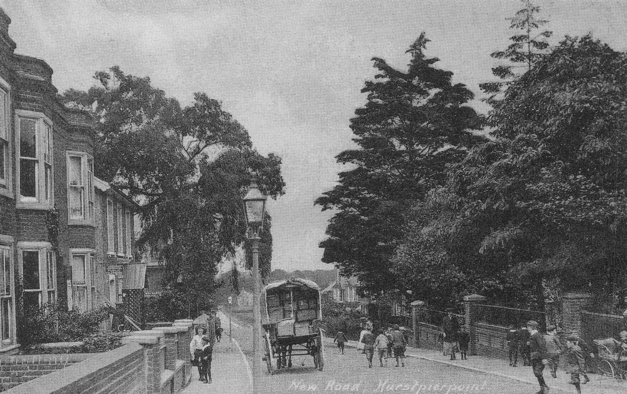 Cuckfield New Road Hurstpierpoint London Terrace Sussex Postcard
