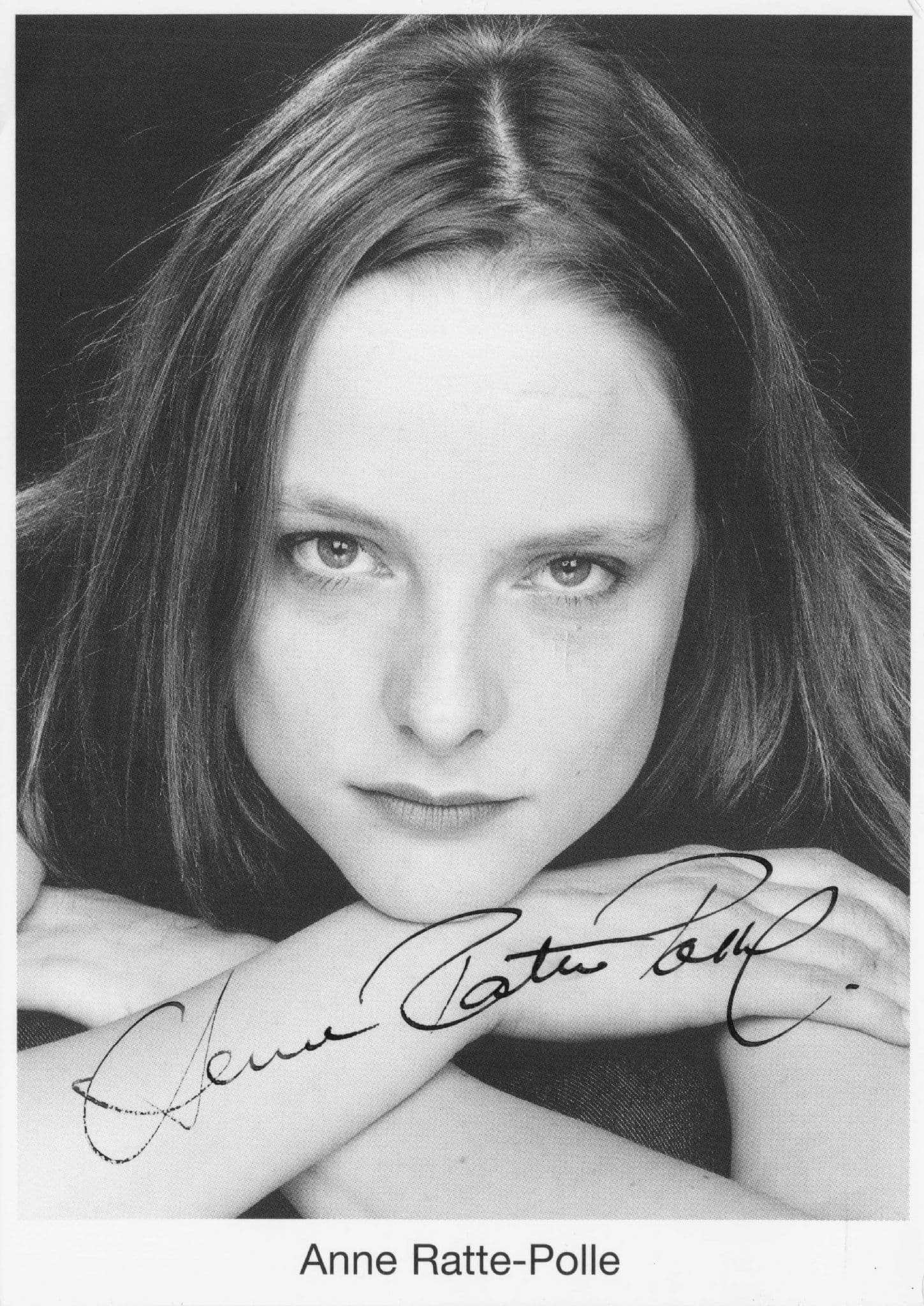 Anne Ratte-Polle German Actress TV Film Hand Signed Photo