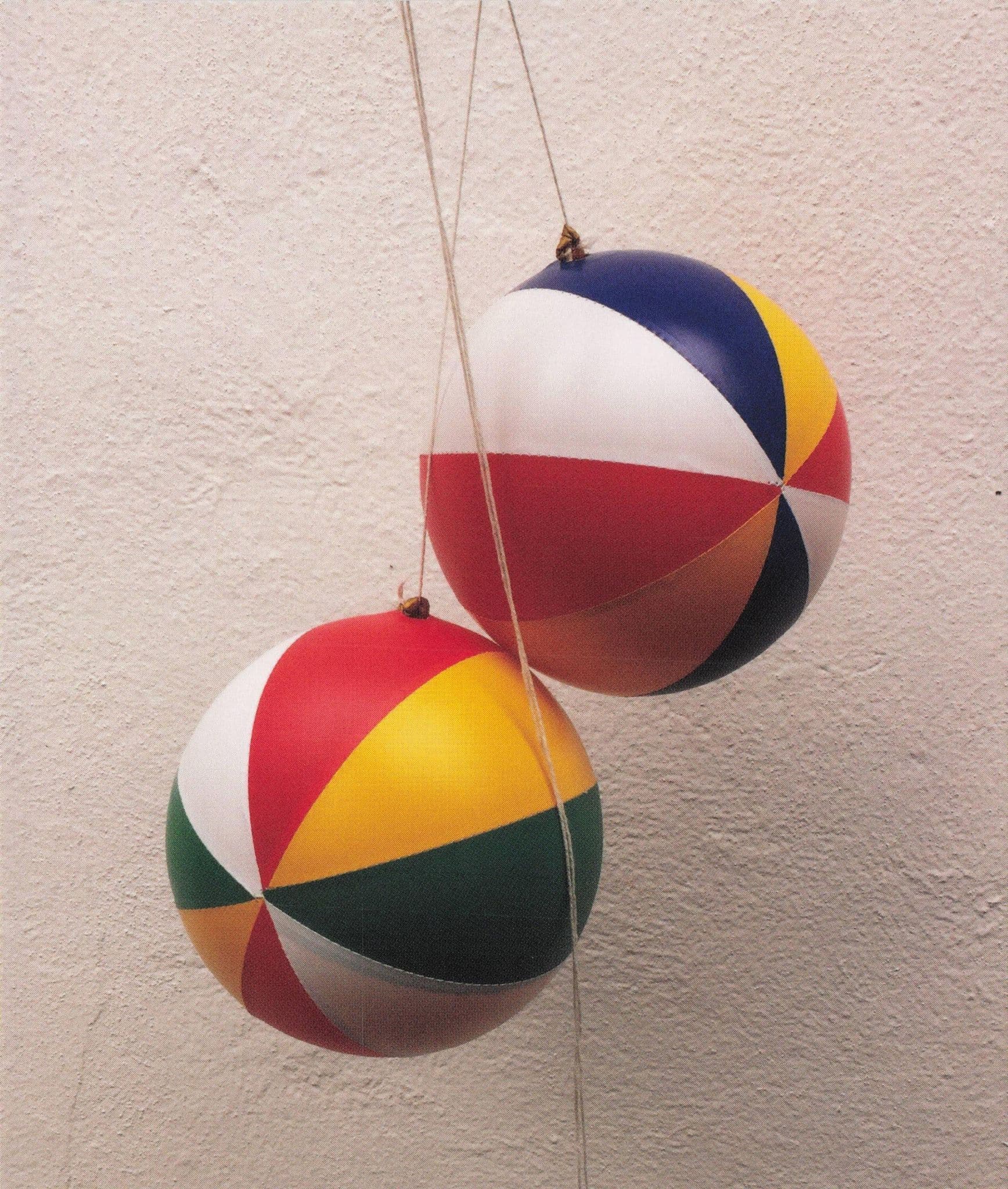 Beach Balls at Mercado De Coyoacan Wall Mexico Photo Art Postcard