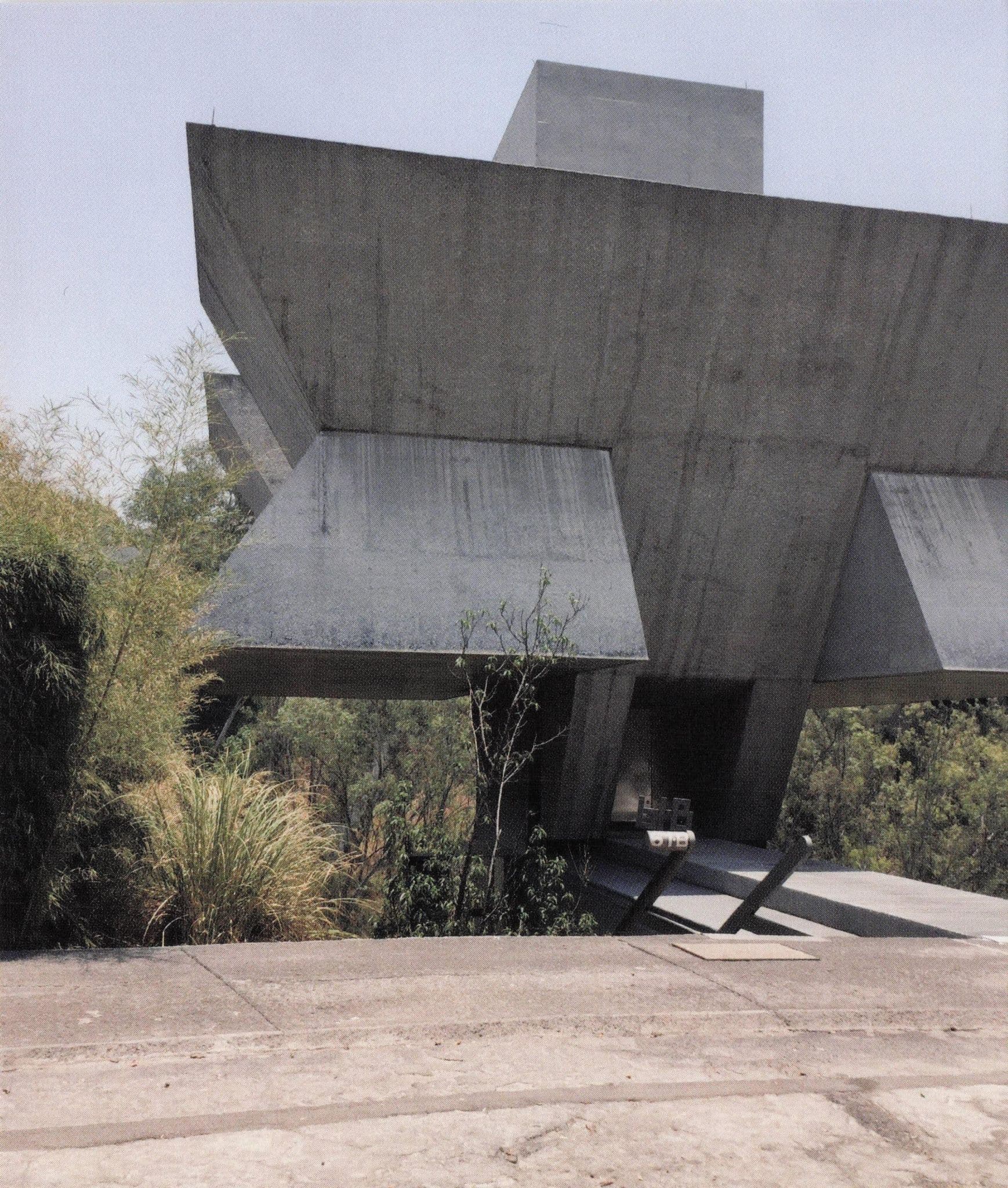 Architect Futuristic 1970s Home House Studio Photo Art Mexico Postcard