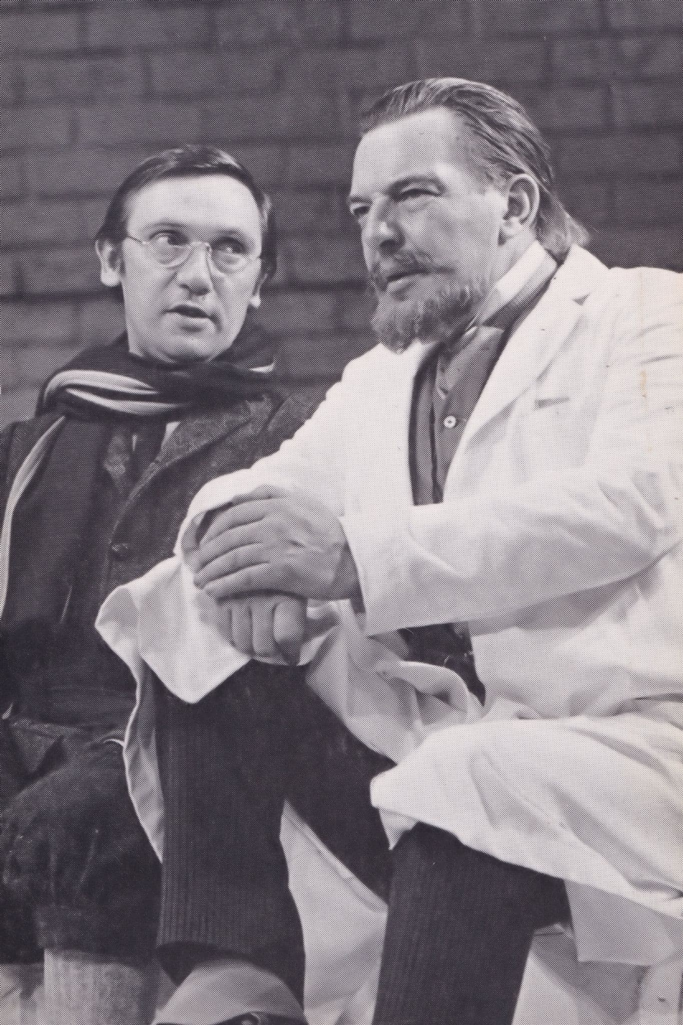 Brewster Mason Bernard Shaw Major Barbara Shakespeare Theatre Postcard