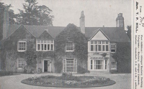 Abinger Rectory Guest House Dorking Antique Surrey Postcard