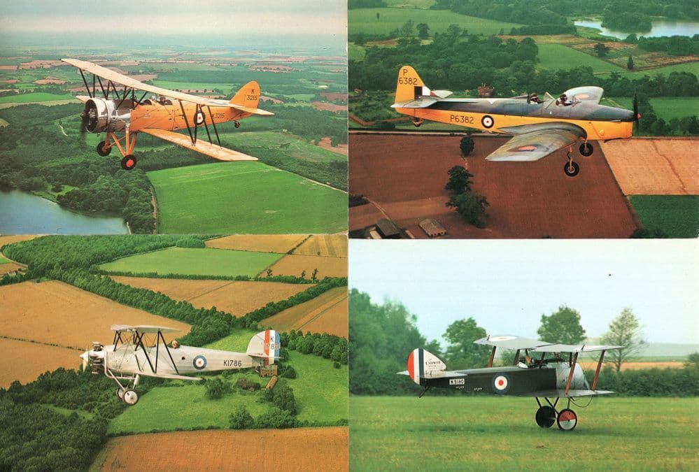 Acro Tutor Sopwith Pup 1916 Miles Magister Hawker Tomtit 4x Postcard s