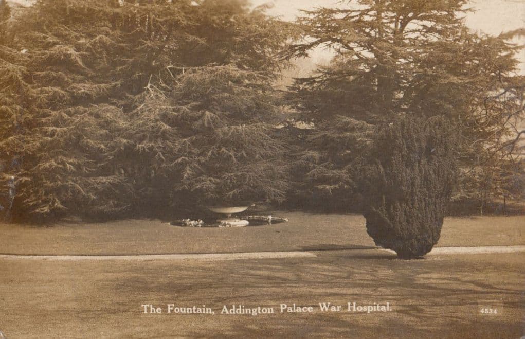 Addington Military Palace War Hospital Surrey Antique Real Photo Postcard