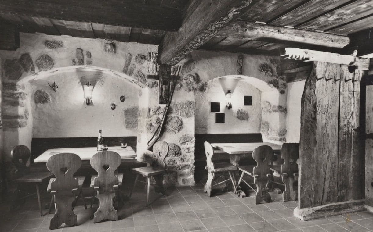 Adelboden The Alte Tavern Kellerpinte Switzerland Pub RPC Postcard