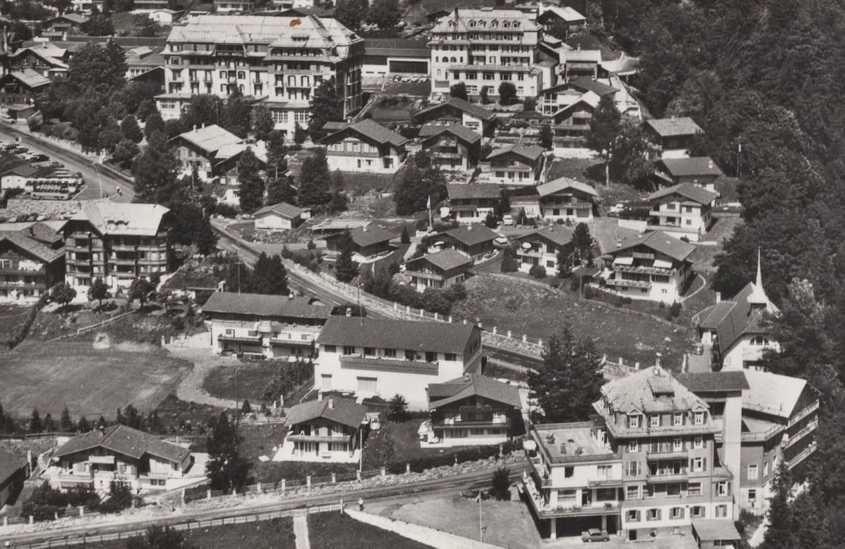 Adelboden Tschentenalp Switzerland Real Photo Old Postcard