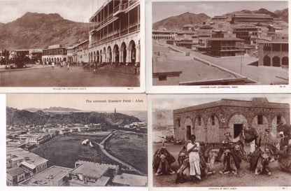 Aden Steamer Point Caravan Camels Middle East 5x Old Postcard s