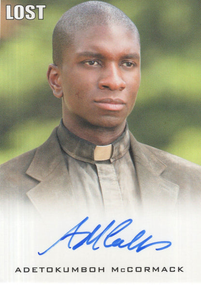 Adetokumboh McCormack Yemi Lost TV Show Hand Signed Photo Card