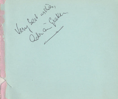 Adrian Grater 1960s Royal Ballet Hand Signed Autograph