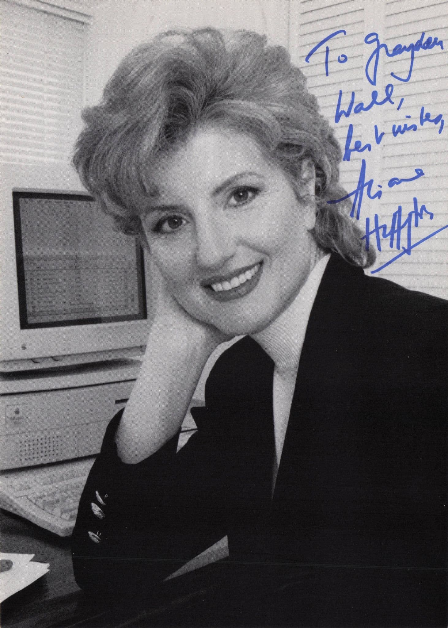 Adrianna Huffington Post Greek Book Author Large Hand Signed Photo