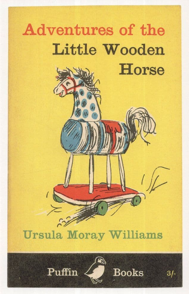 Adventures Of The Little Wooden Horse 1959 Puffin Book Postcard