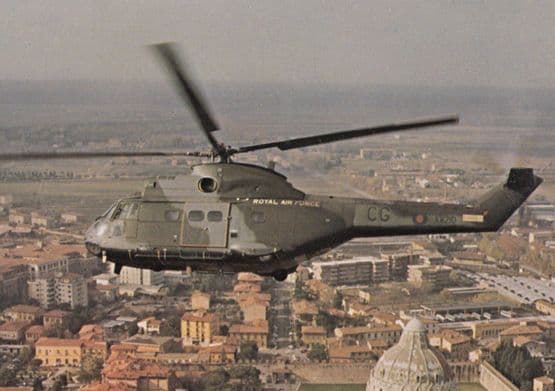 Aerospatiale Westland SA330 Puma Military Plane Aircraft Postcard