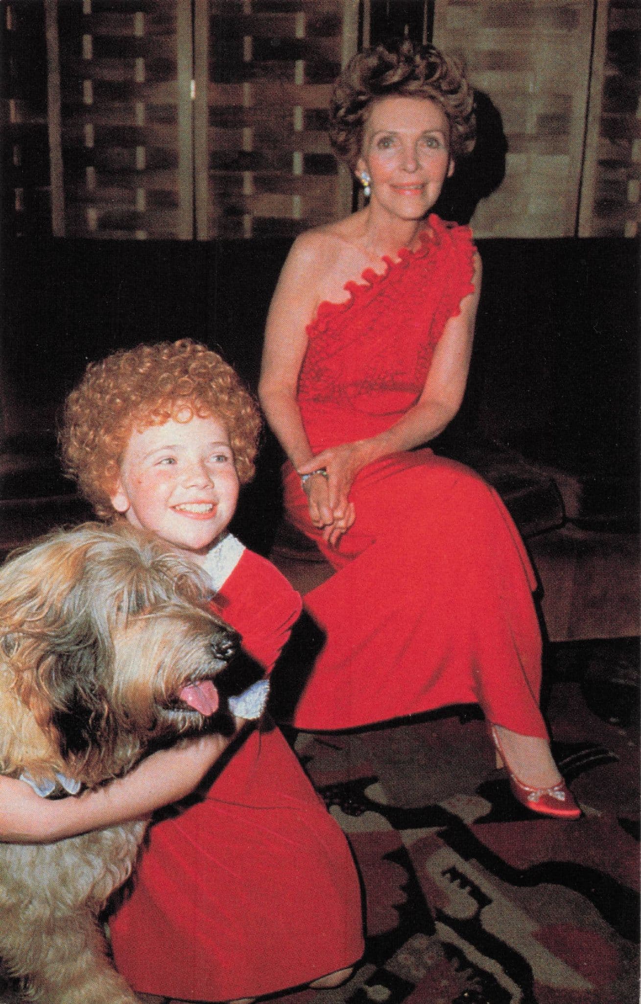 Aileen Quinn Of Annie Musical Visits USA President White House Postcard