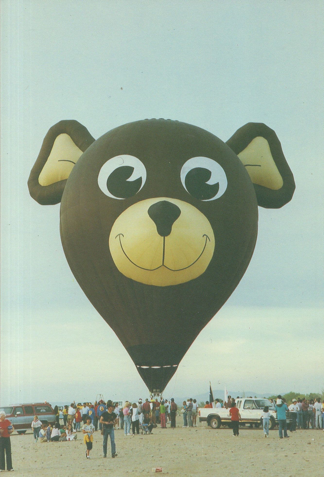 Air Bear Hot Air Balloon at New Mexico Festival USA 1989 Postcard