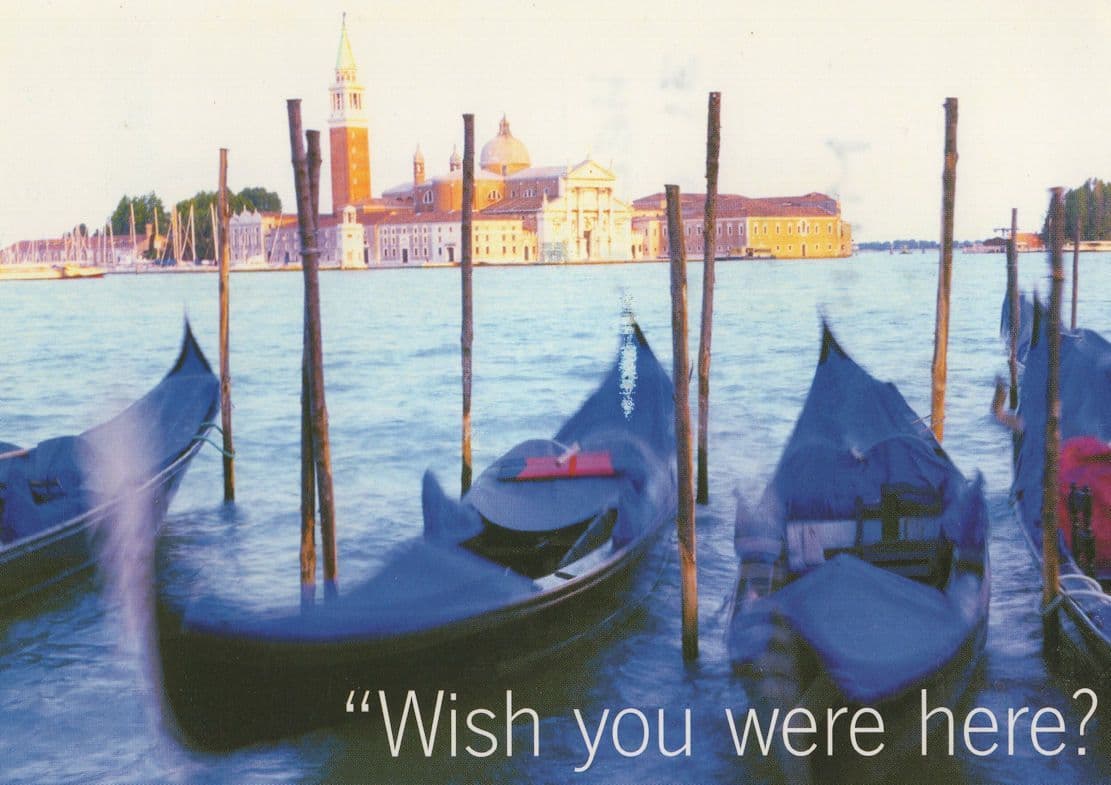 Air Miles Ship Gondala Competition Award Advertising Postcard