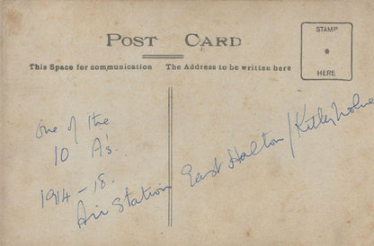 Air Station East Halton Lincolnshire WW1 Lady Old Rare Postcard