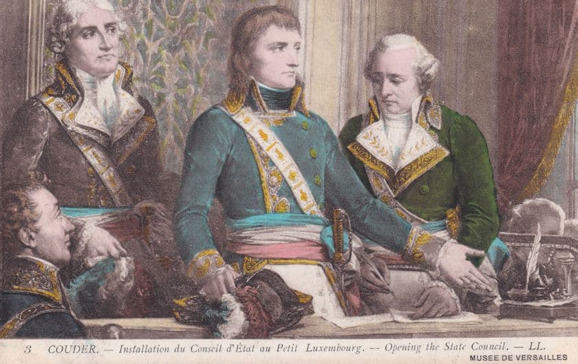 AK Couder Installation Du Conseil DÔøΩEtat Luxembourg Postcard