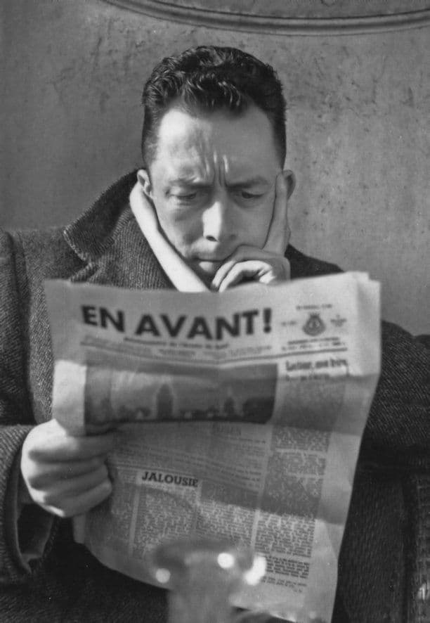 Albert Camus The Plague Stranger Fall Book Author Stunning Portrait Postcard