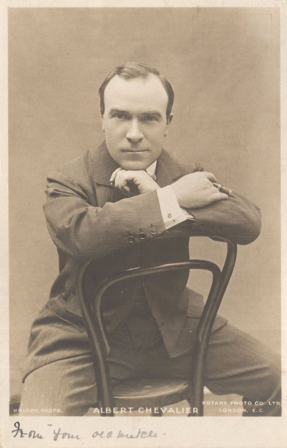 Albert Chevalier Cockney London Singer Old Rotary Postcard