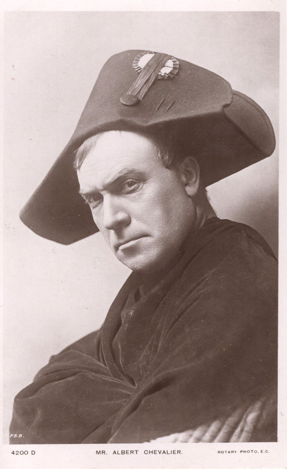 Albert Chevalier Cockney London Singer Pirate Hat Rotary RPC Postcard