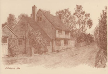 Aldbury Herts The Old Laundry & Greyhound Pub 2x Postcard