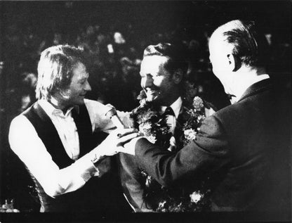 Alex Higgins 1979 Snooker B&H Final Vintage PB Media Photo