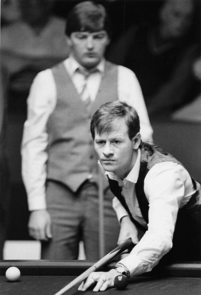 Alex Higgins vs Dean Reynolds Vintage Lancs Snooker 9x6 Press Photo