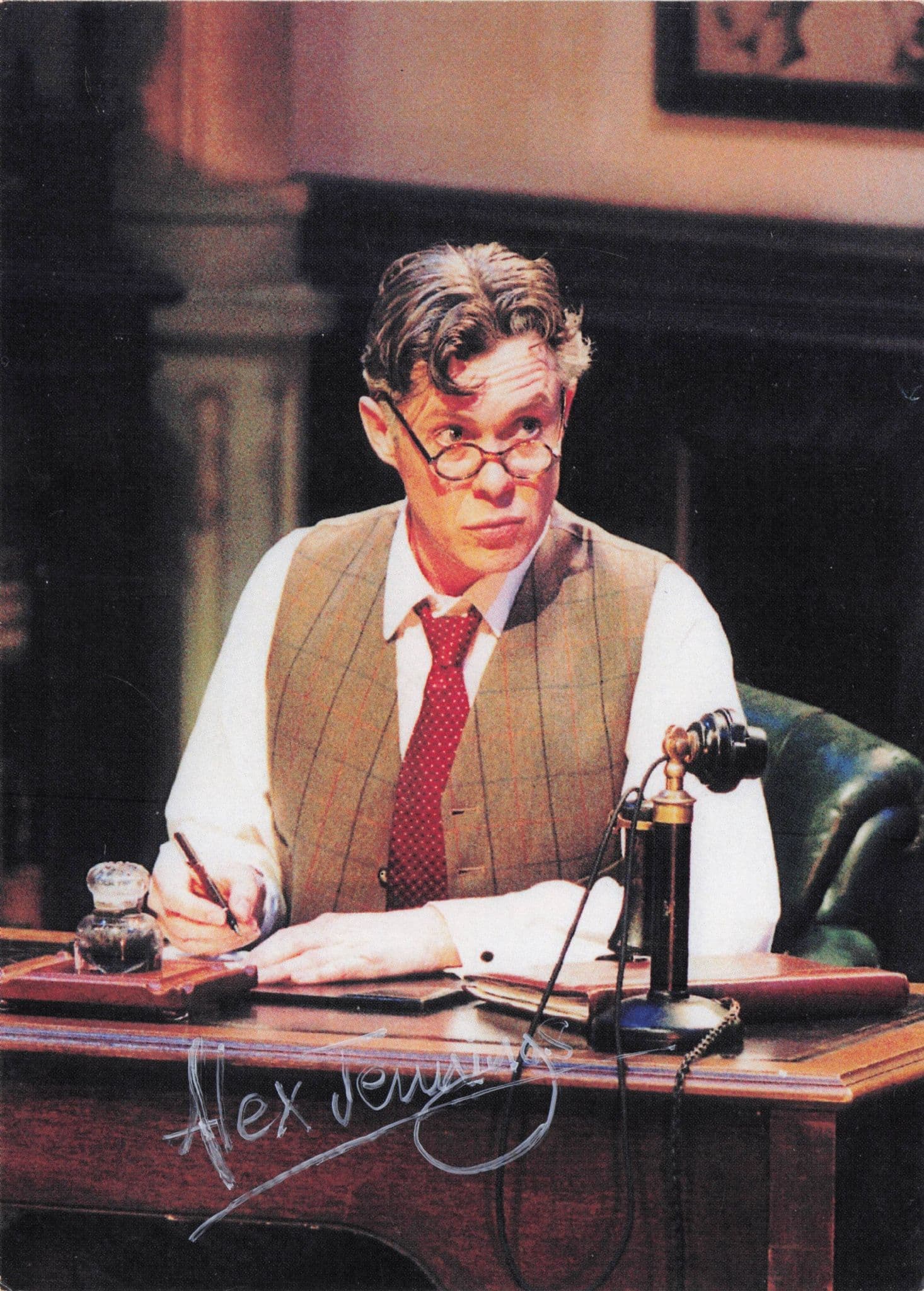 Alex Jennings The Crown Large Hand Signed Photo