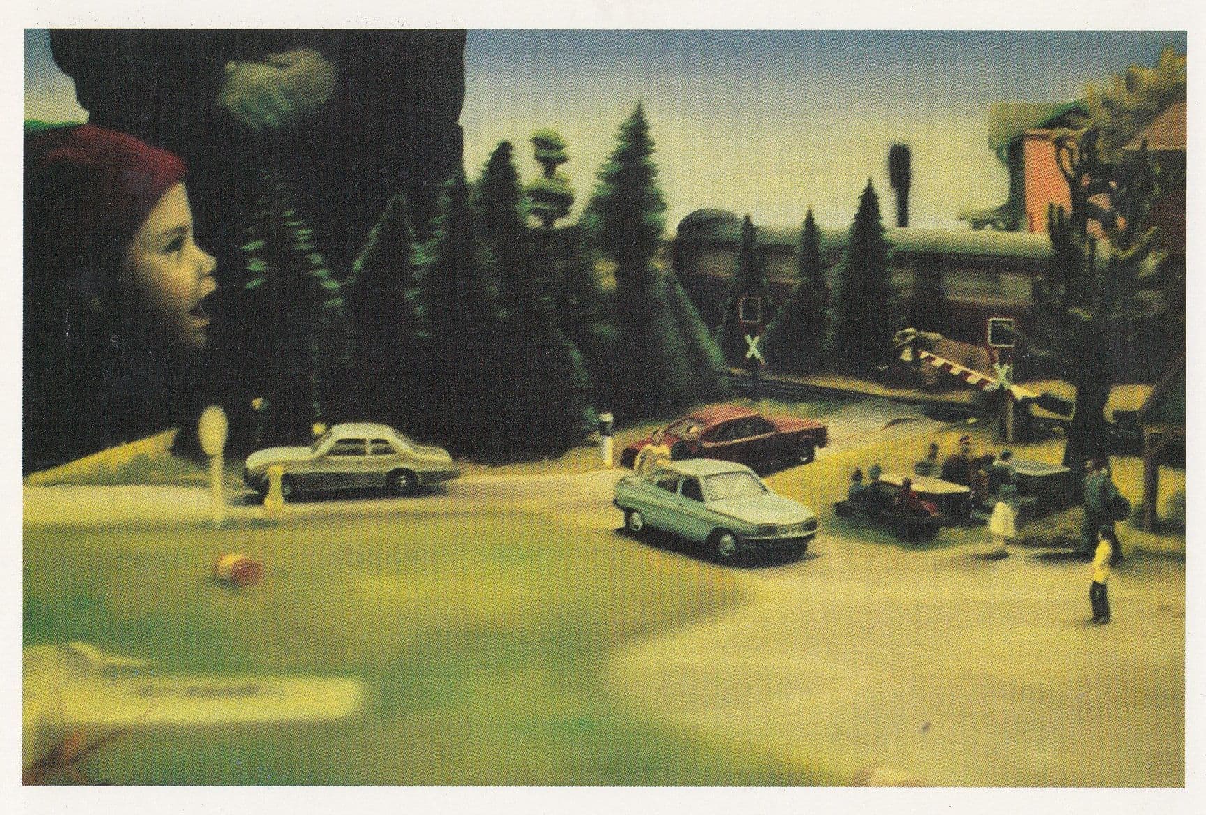 Alex Veness The New Assasin Car As Killers Oil Painting Postcard