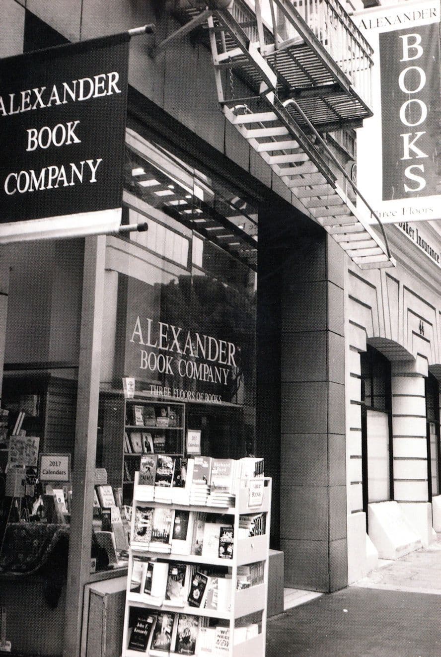 Alexander Book Company San Fransisco Bookstore Book Shop Postcard