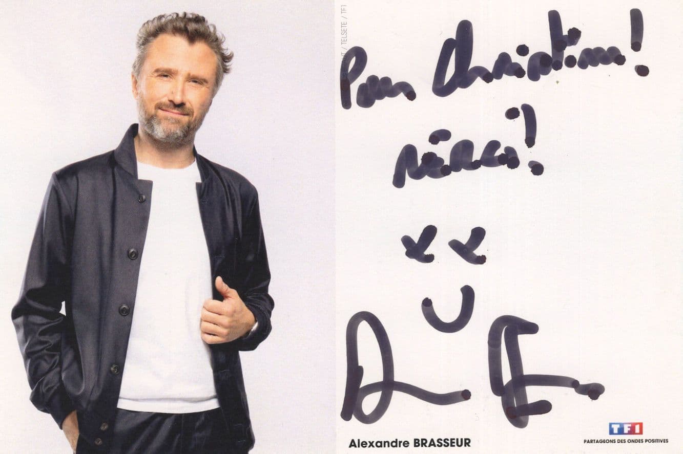 Alexandre Brasseur French Film Actor Hand Signed Photo