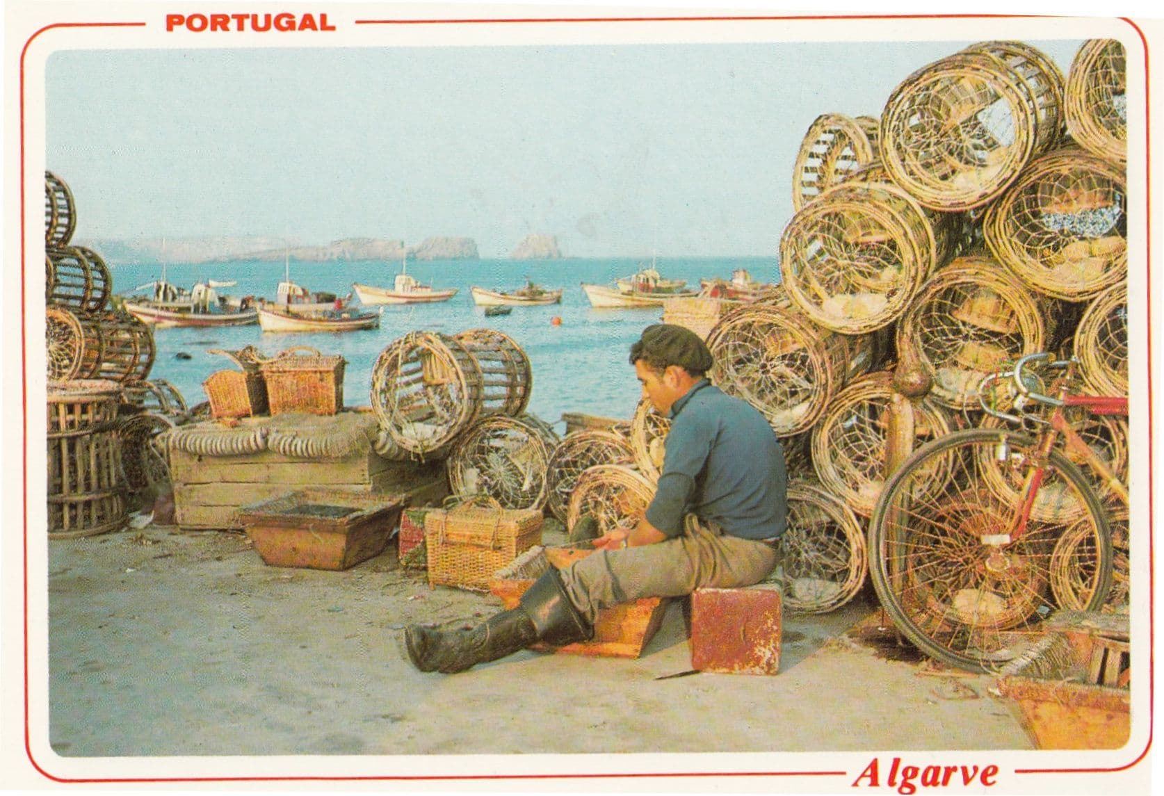 Algarve Fishing Net Maker Traders Sardine Cookery 3x Postcard s