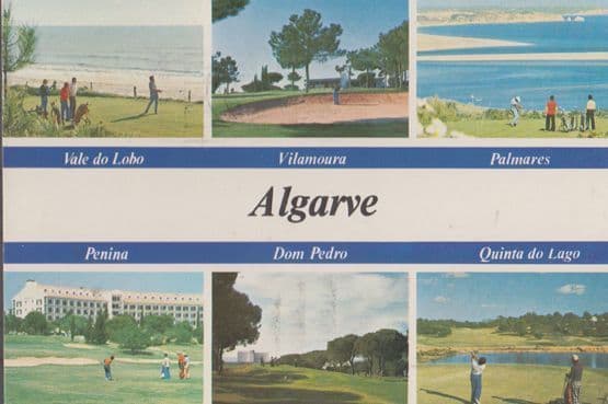 Algarve Golf Golfing Course 1982 Postcard