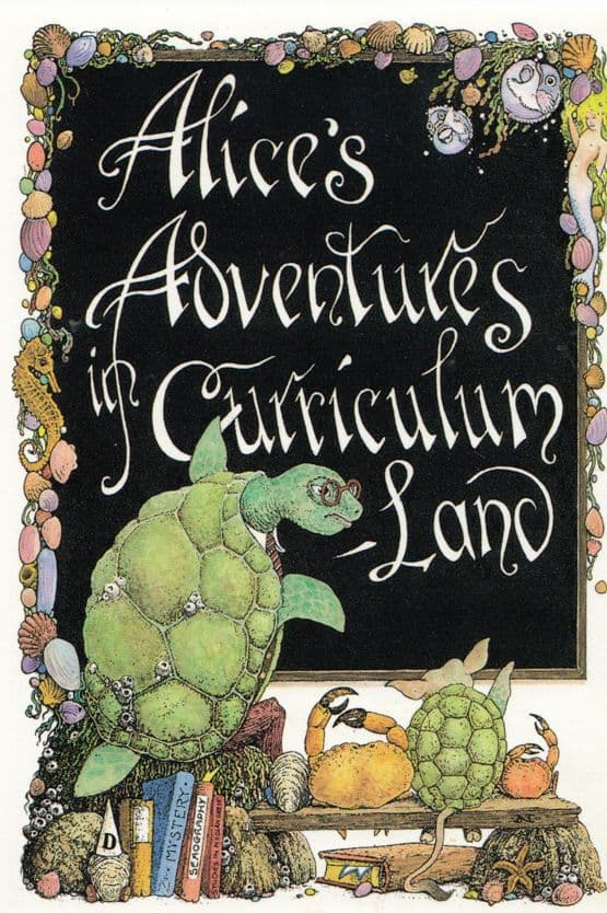 Alice In Wonderland Job Hunting Adventures In Curriculumland Comic Postcard
