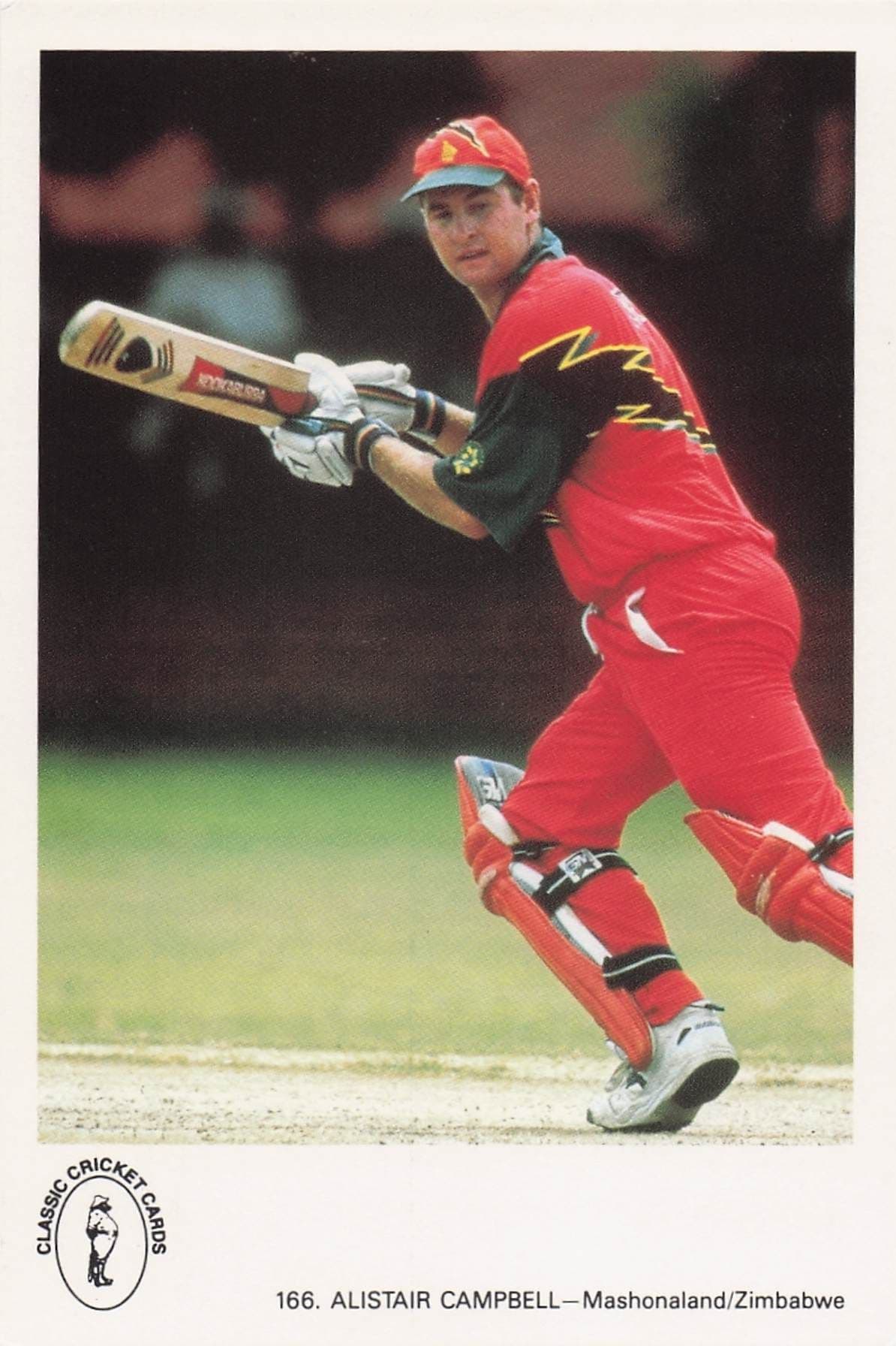 Alistair Campbell Zimbabwe TCCB Classic Cricket Photo Postcard