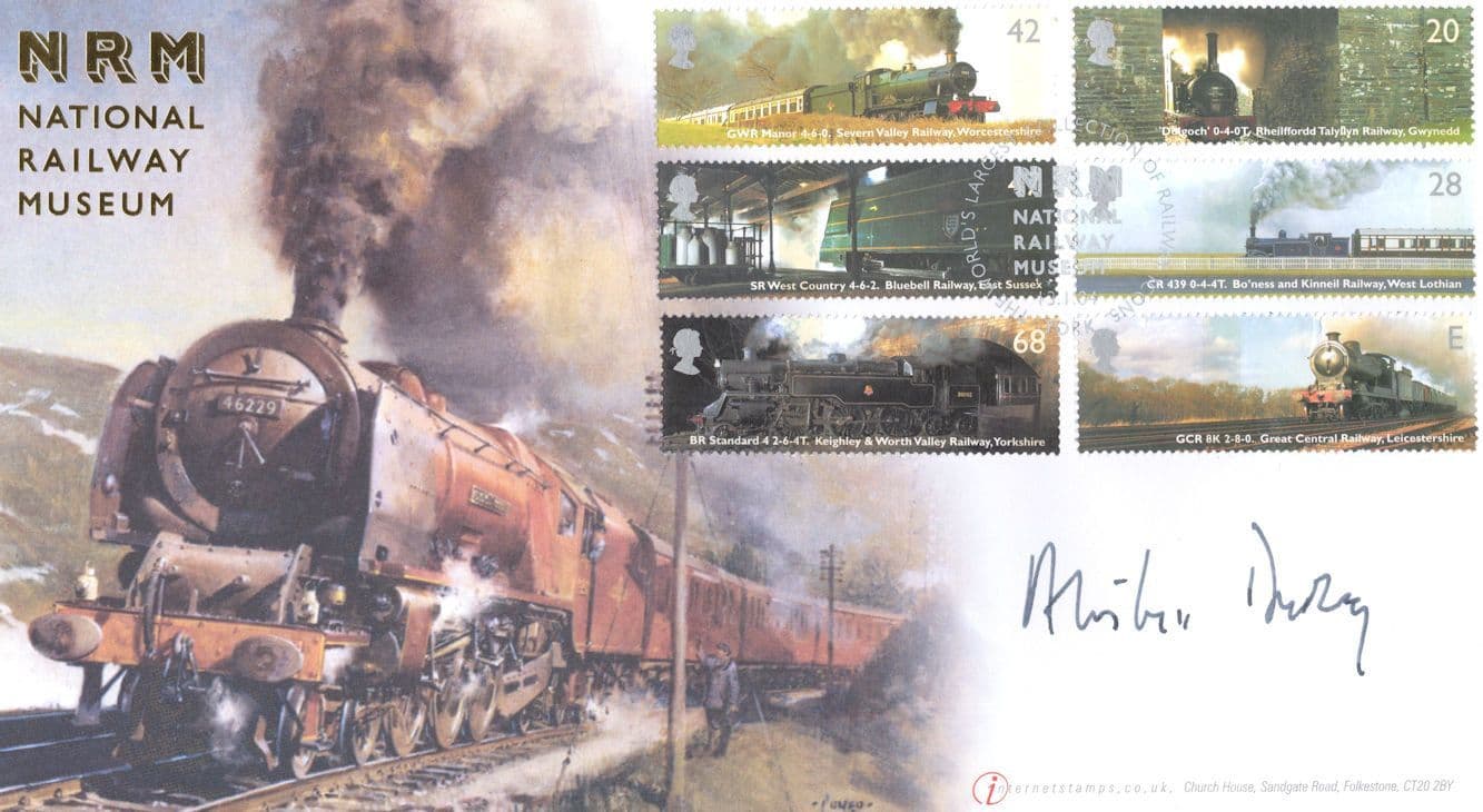 Alistair Darling Labour MP National Railway Museum Limited To 200 Hand Signed FDC